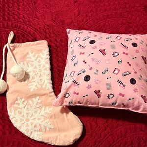 Pink Barbie Accent Pillow